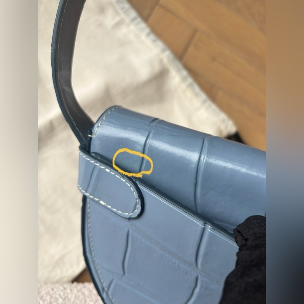 STAUD Amal Croc Embossed Bag - Picture 15 of 16